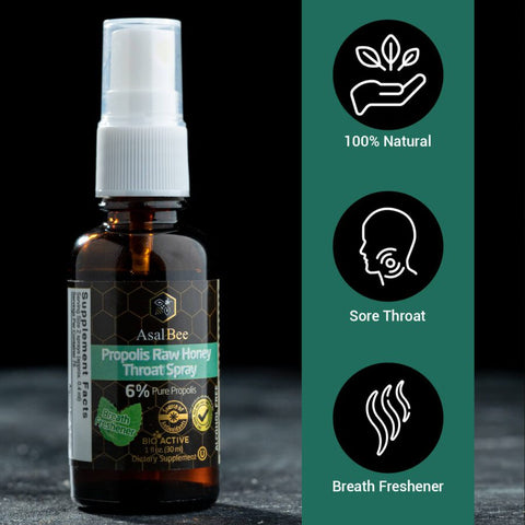 Propolis Raw Honey Throat Spray