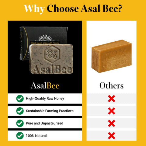 Asal Bee Jasmine soap with honey