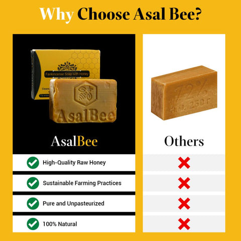 AsalBee Frankincense soap with Honey